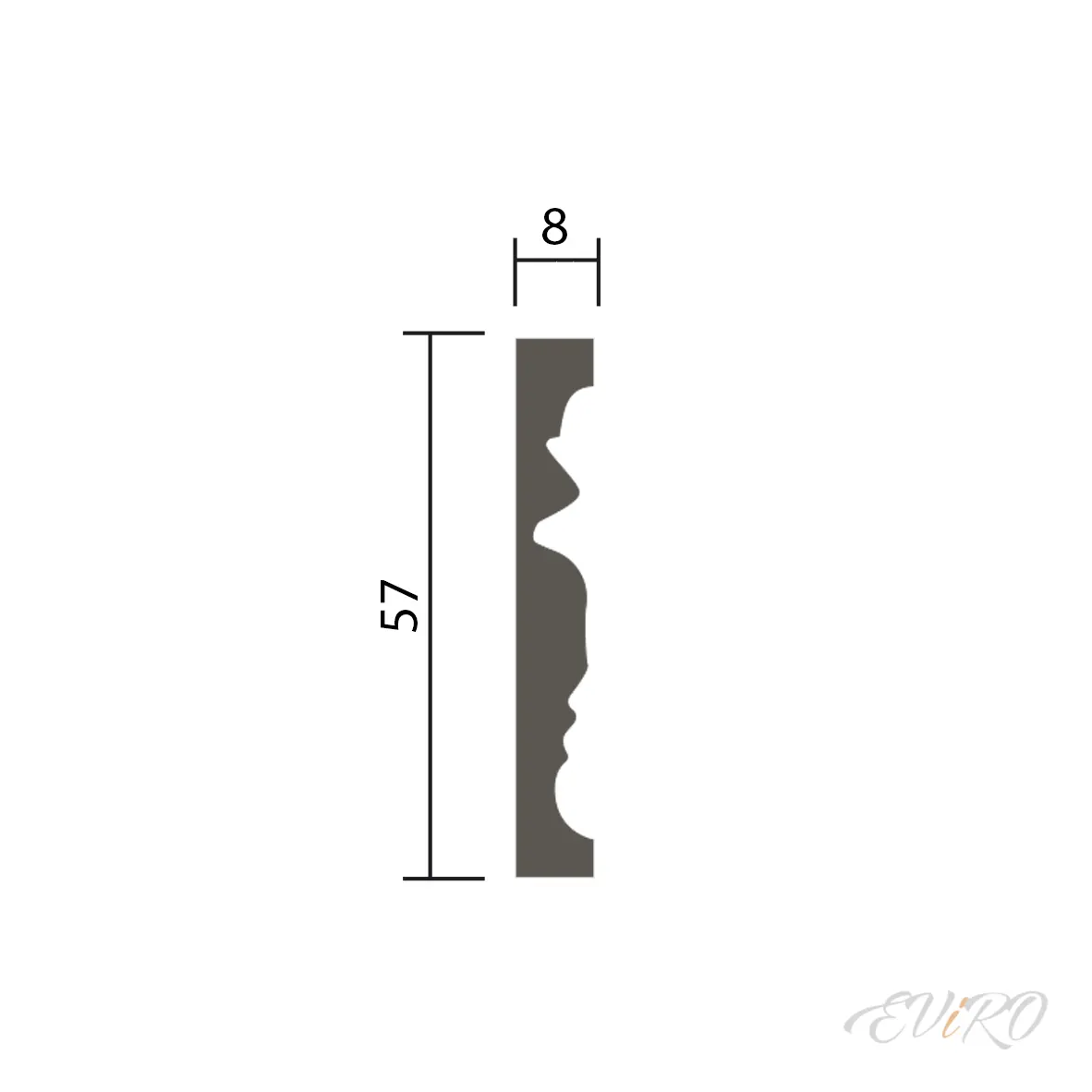 Молдинг EViRO Модель 1.51.364