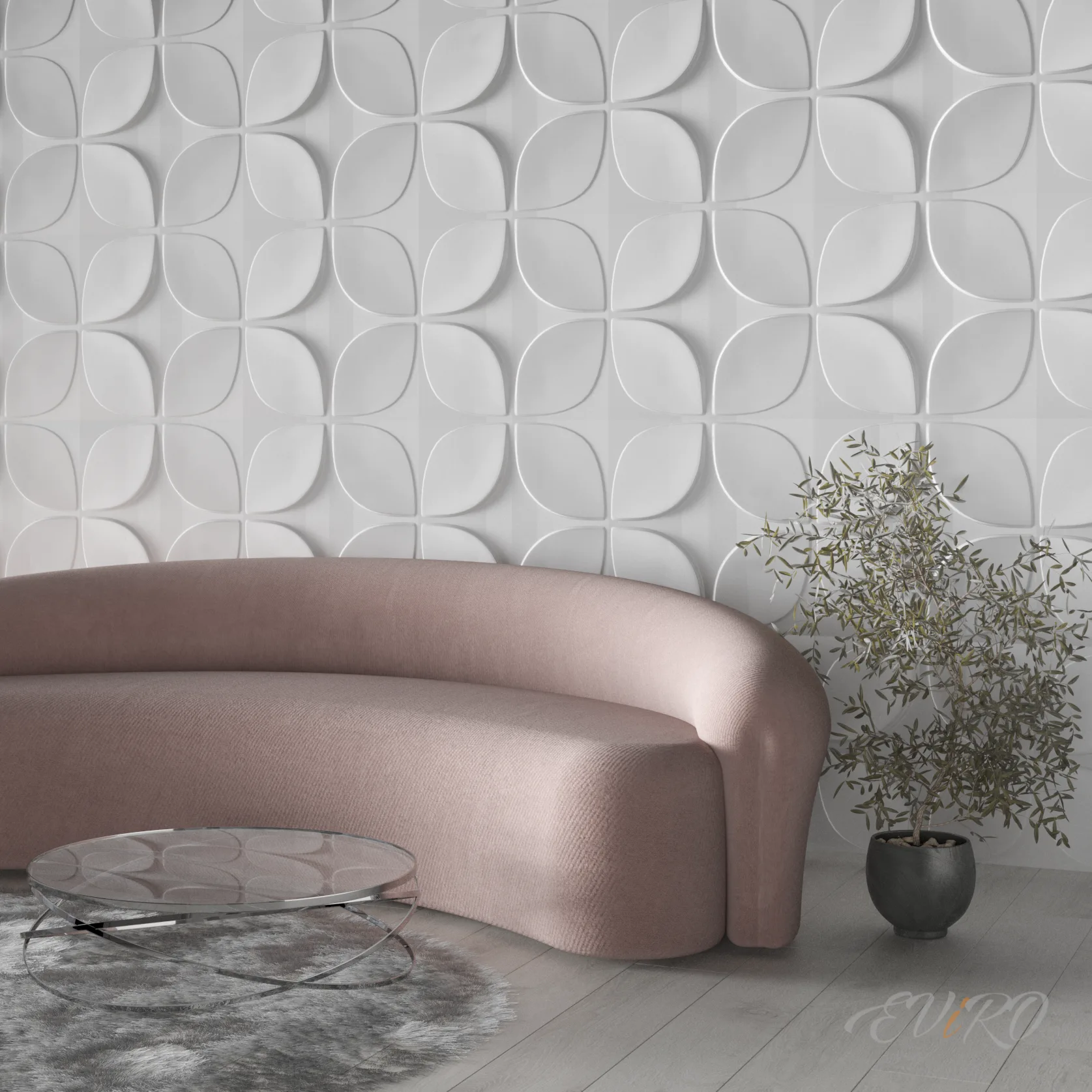 Гипсовая 3D панель EViRO Свипсы