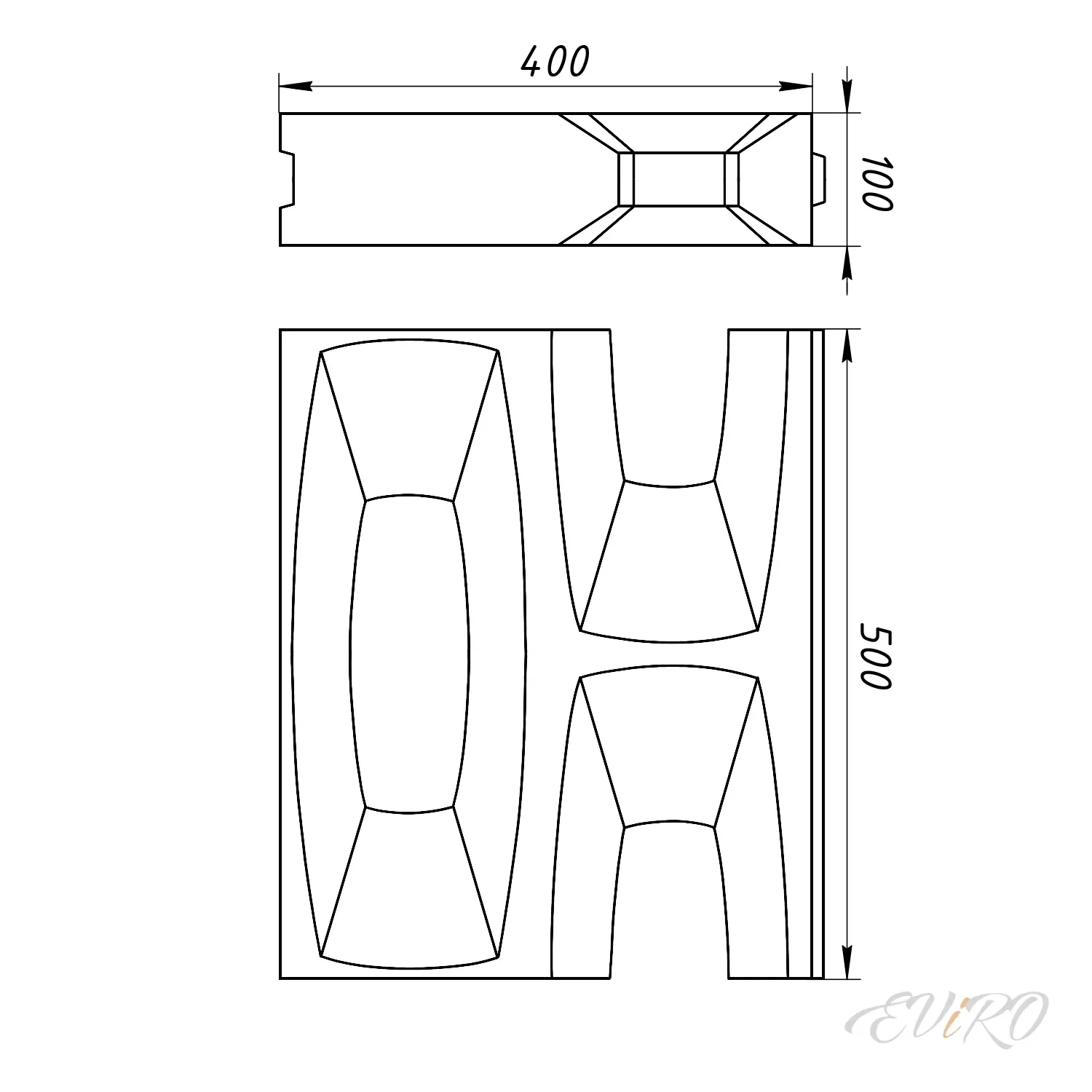 Гипсовая 3D перегородка EViRO Apollo