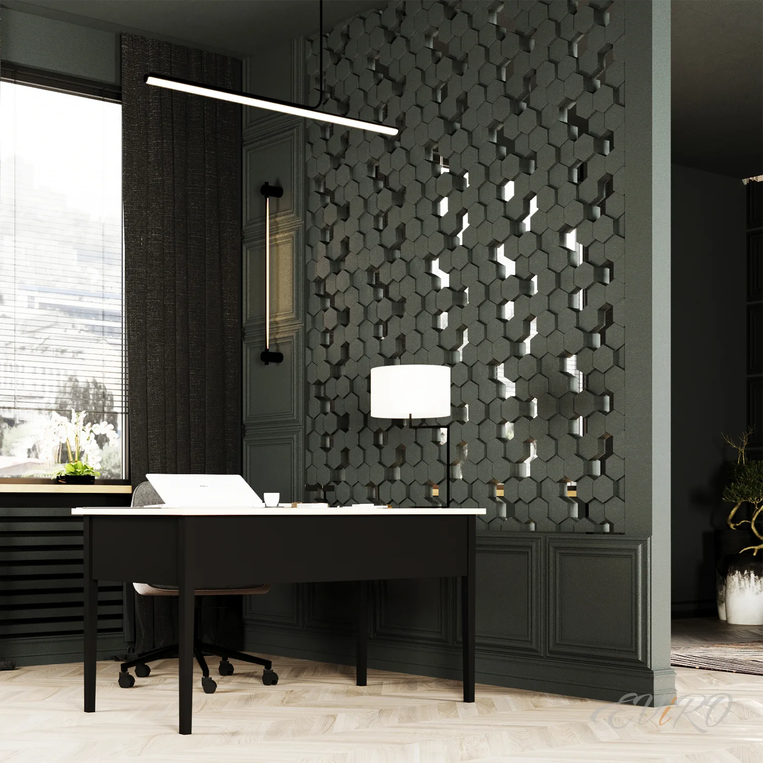 Гипсовая 3D перегородка EViRO Hive