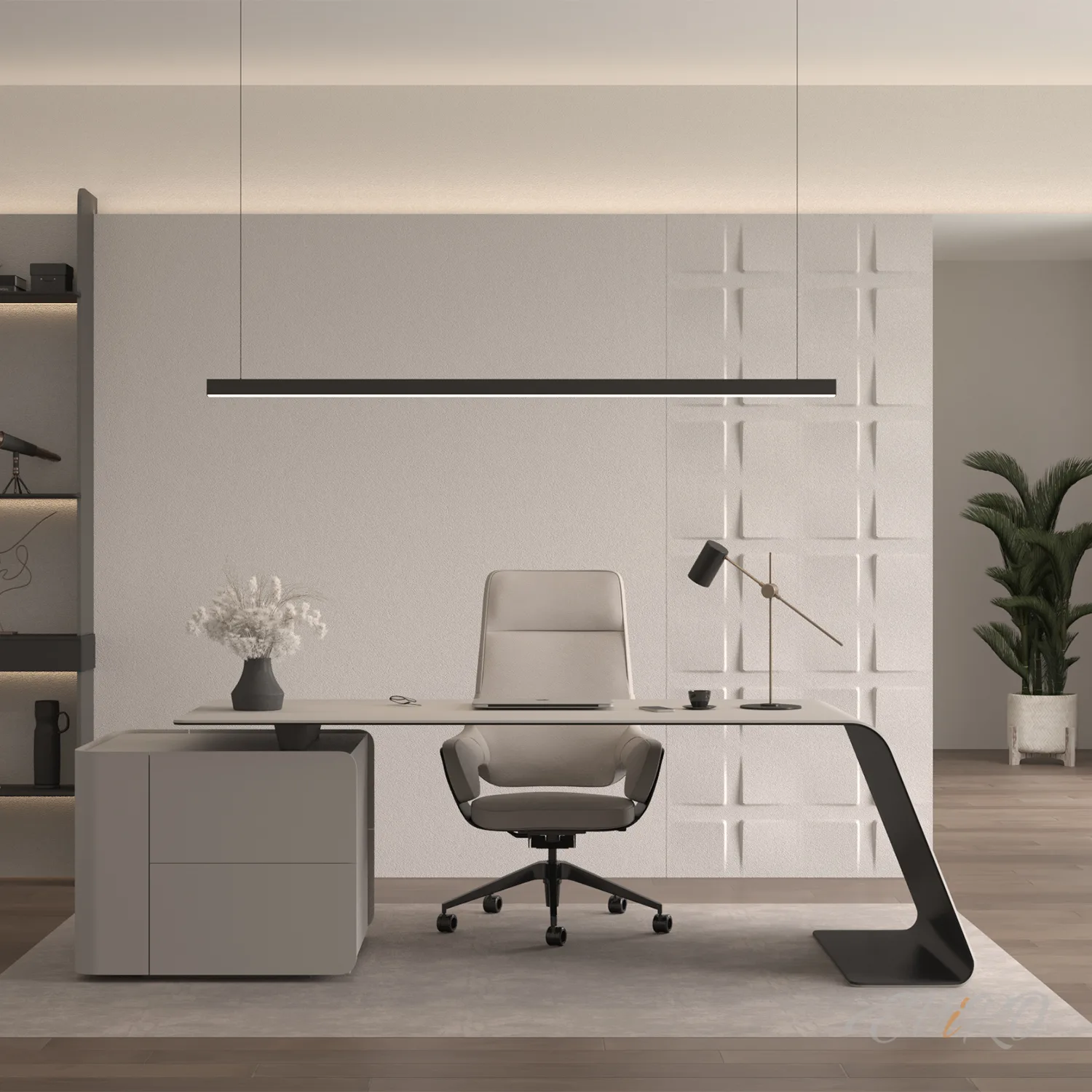 Гипсовая 3D панель EViRO Скаты Лайт