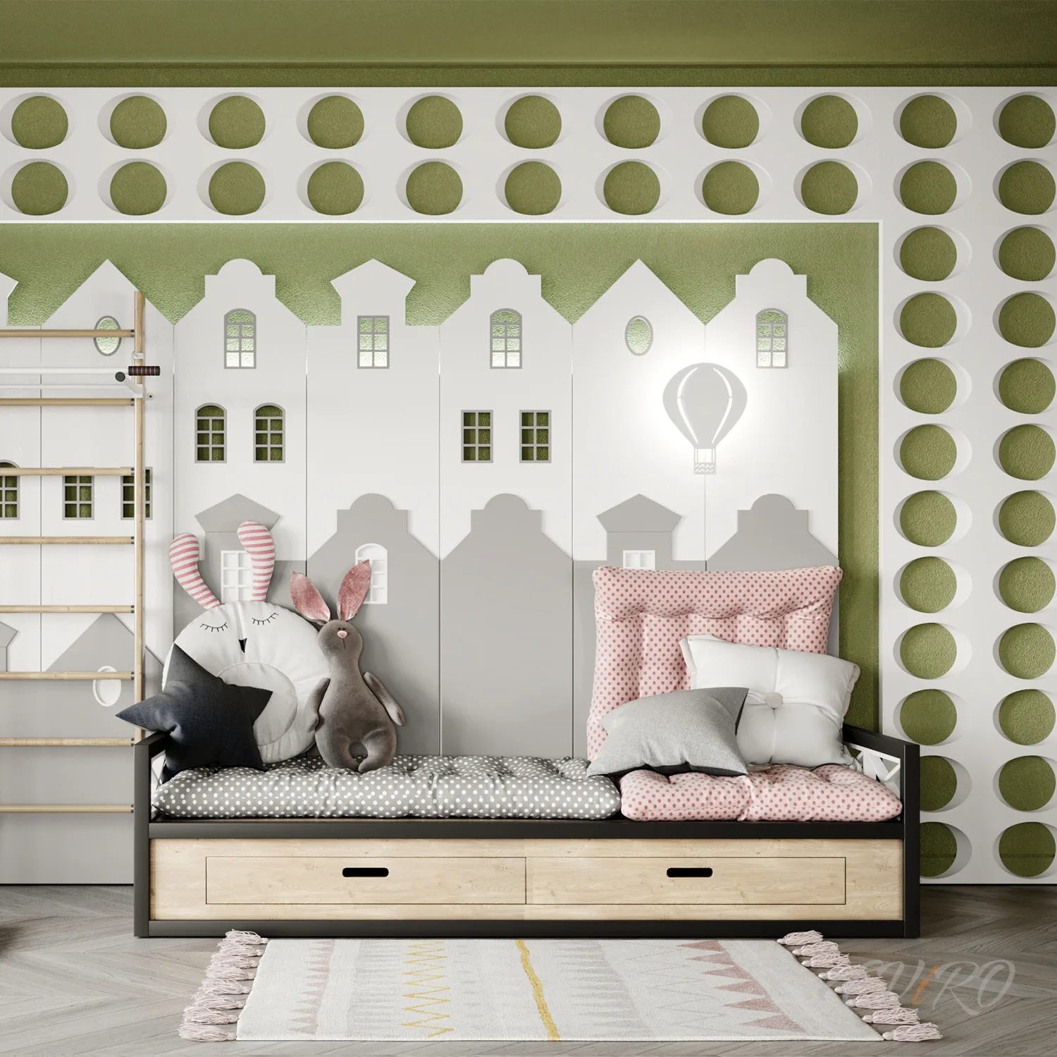 Гипсовая 3D панель EViRO Ohm Panel