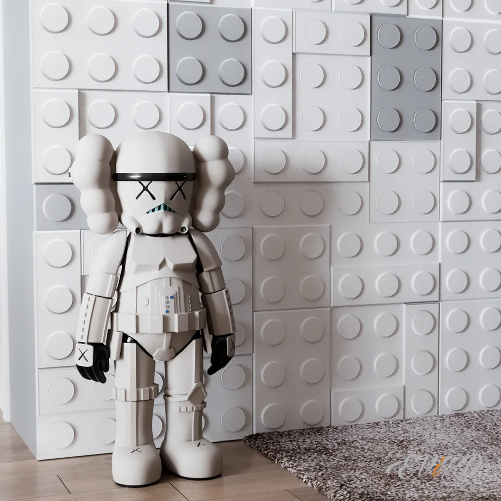 Гипсовая 3D панель EViRO Lego