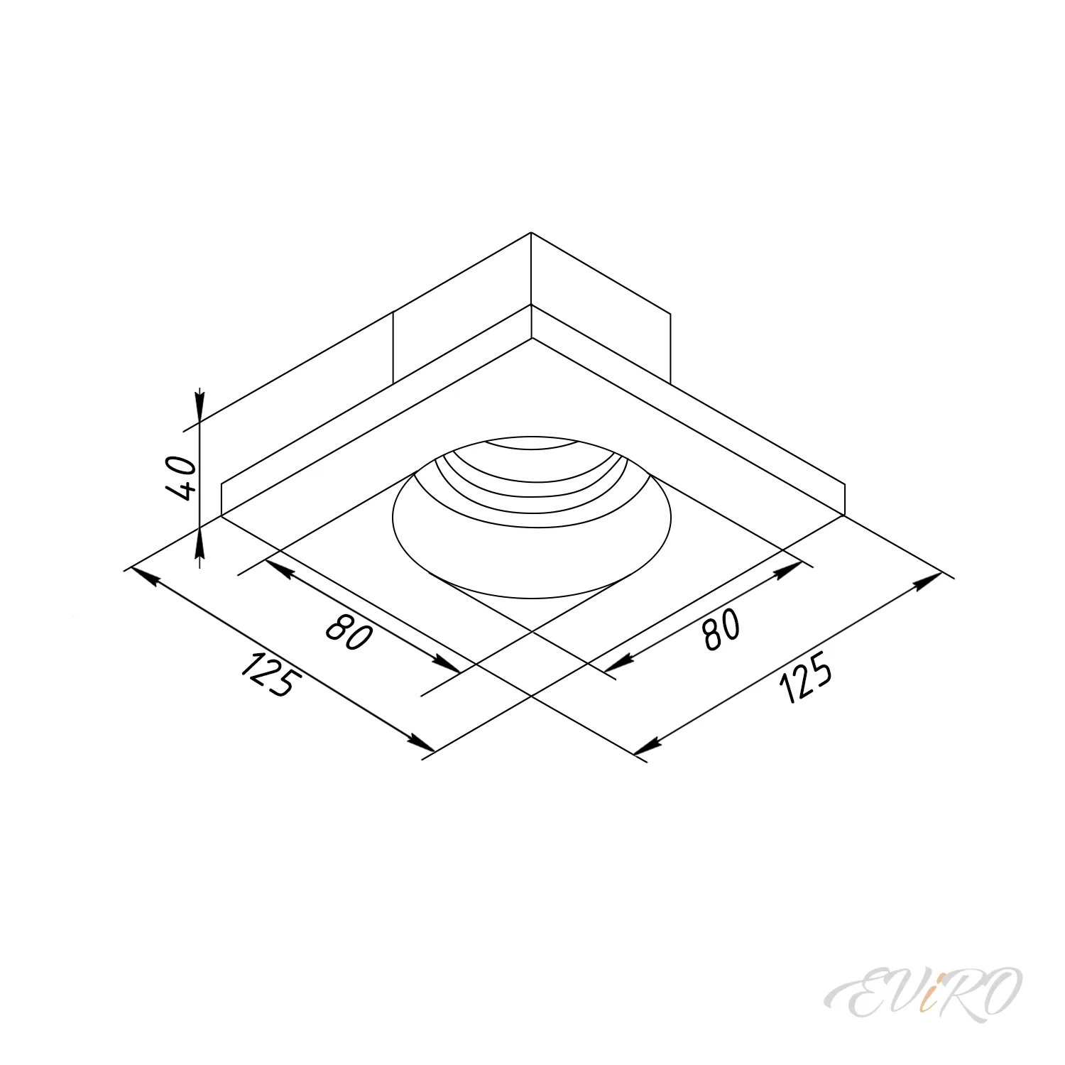 Потолочный светильник EViRO ВПС 9