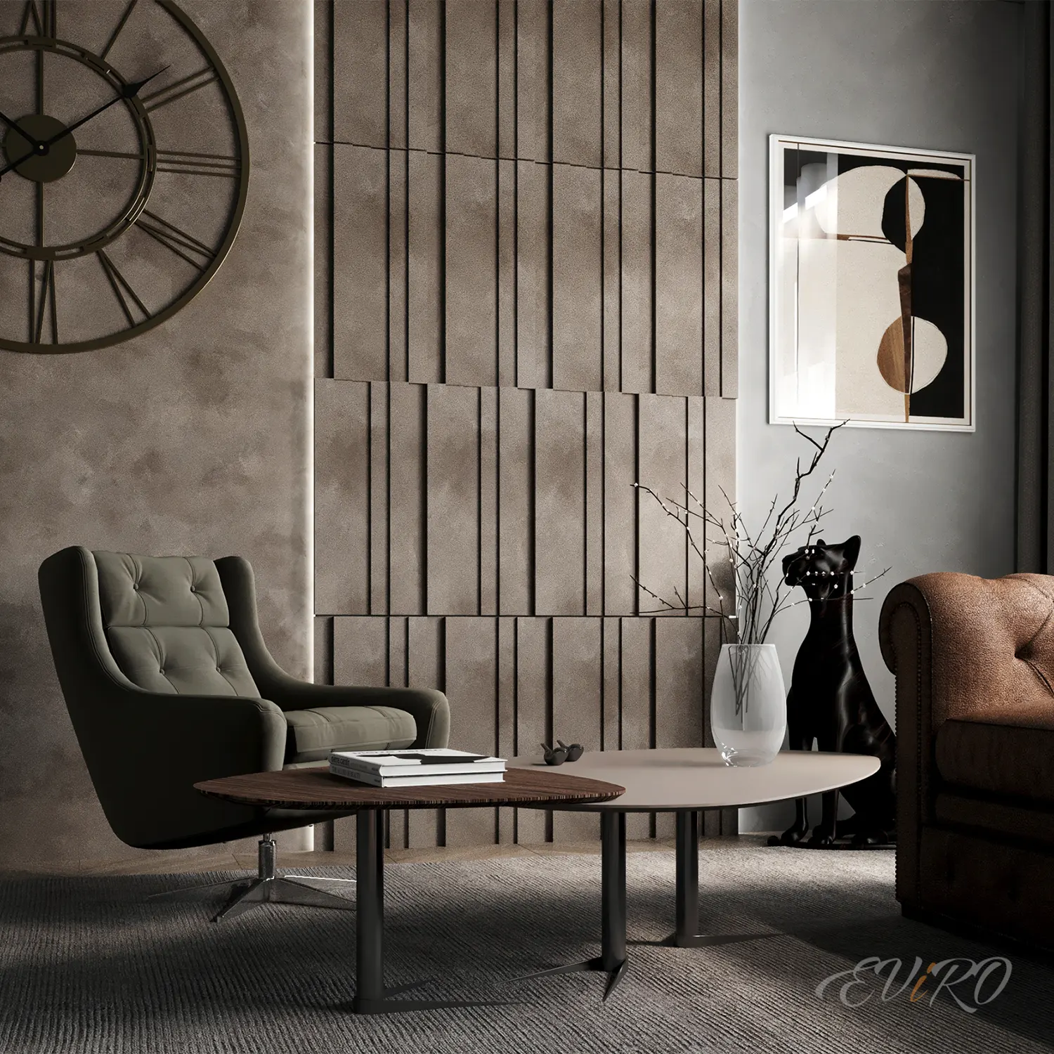 Гипсовая 3D панель EViRO Level