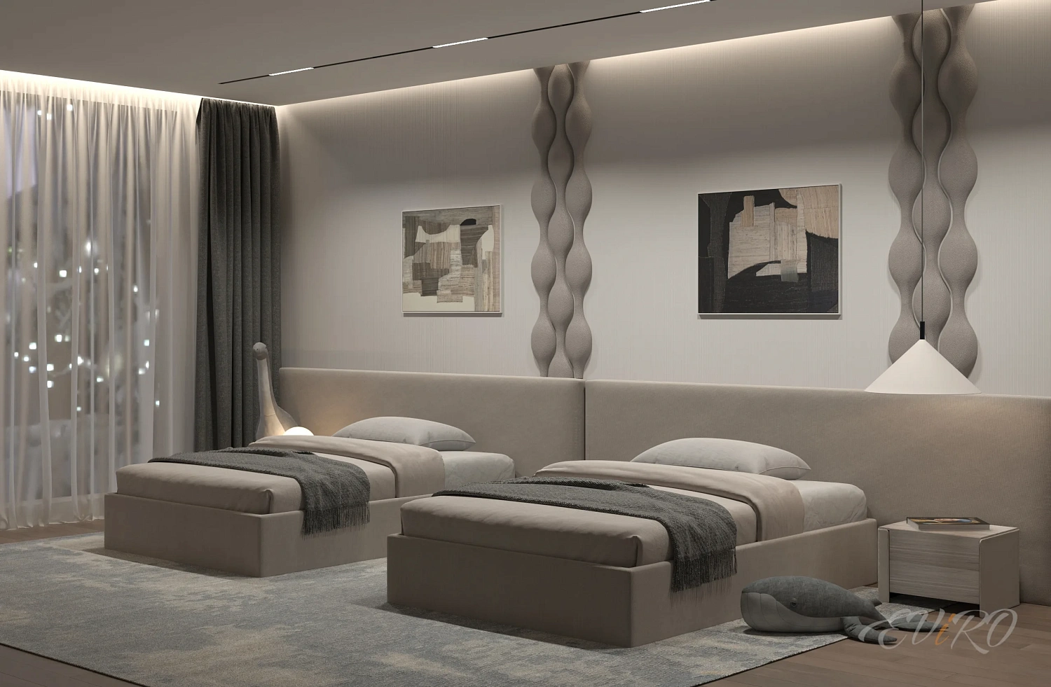 Гипсовая 3D панель EViRO Роберта