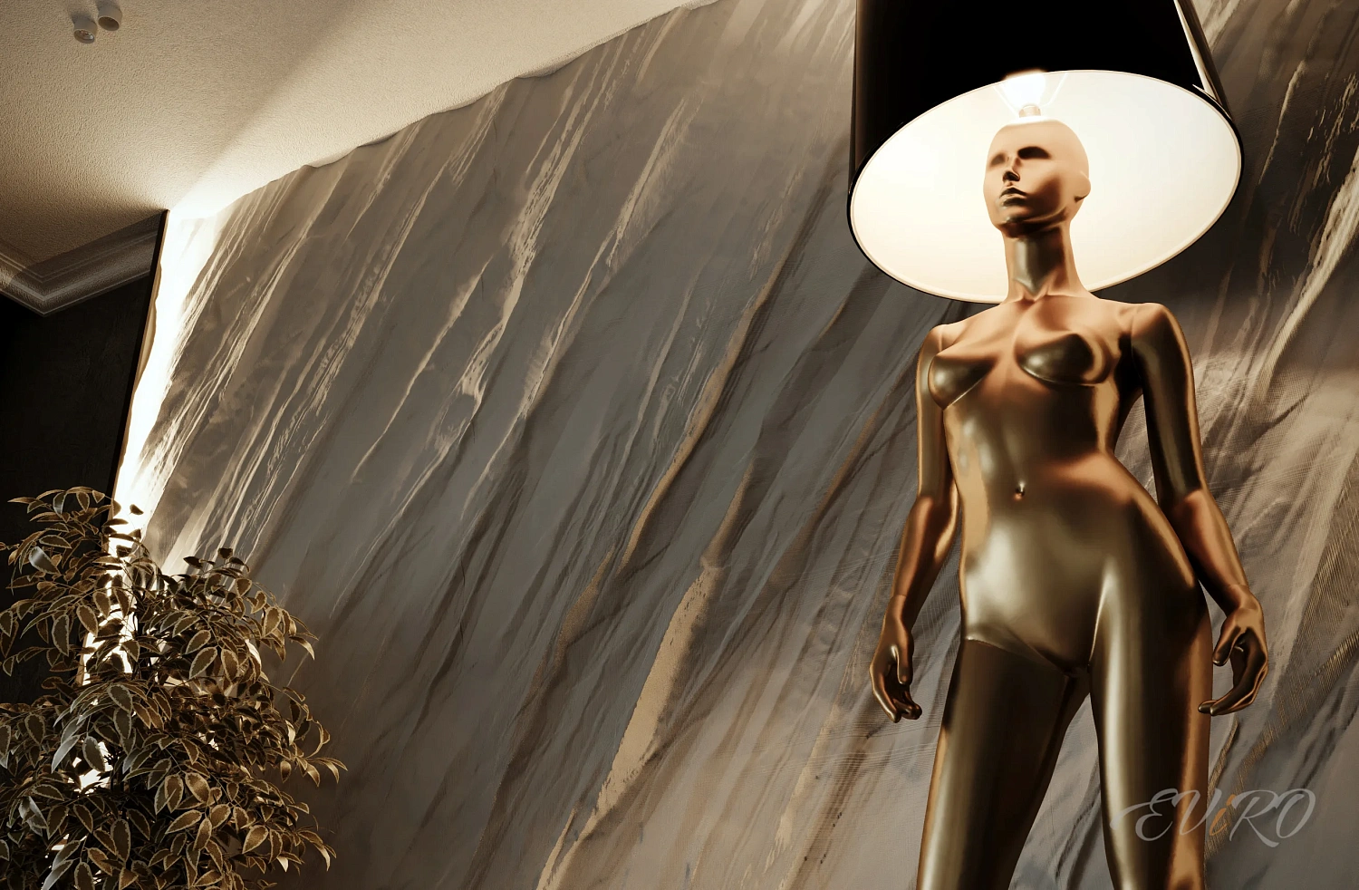 Подсветка, направленная на рельеф EViRO