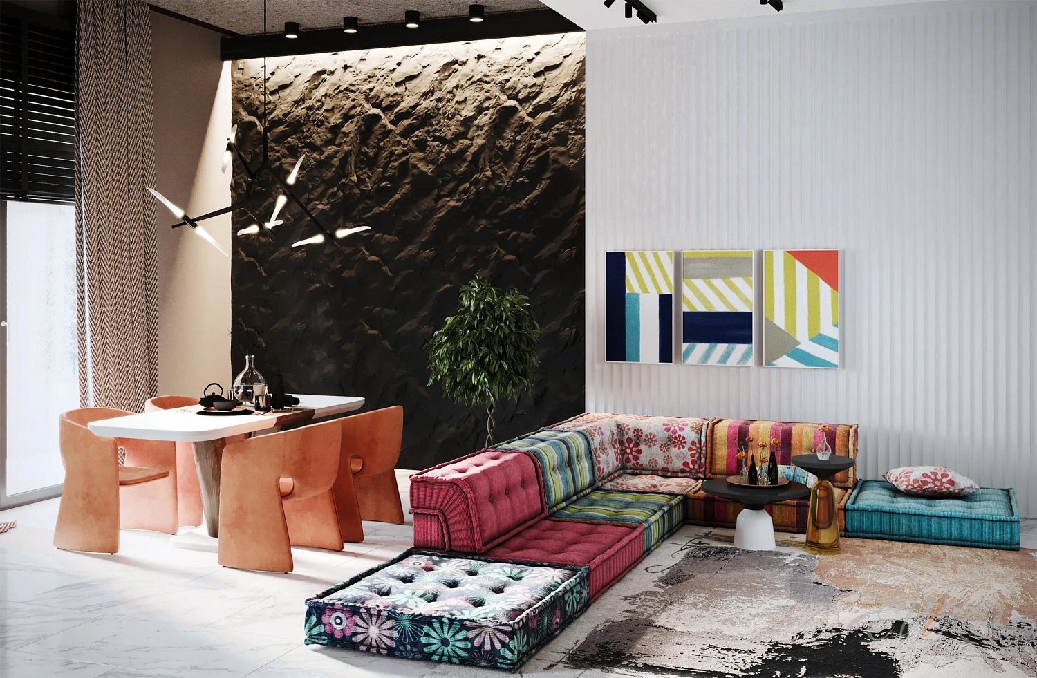 Подсветка, направленная на рельеф EViRO